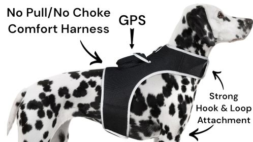 Cell Phone Pet Tracker Waterproof Movement Activated GPS Dog Locator Size:S