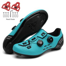 Road Bike Shoes Carbon Men Cycling Sneaker Mtb Self-Locking Cleats Bicycle Shoes Flat Speed Sneaker Women Racing Biking Footwear (Color: moon road)