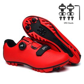 Road Bike Shoes Carbon Men Cycling Sneaker Mtb Self-Locking Cleats Bicycle Shoes Flat Speed Sneaker Women Racing Biking Footwear (Color: Yellow)