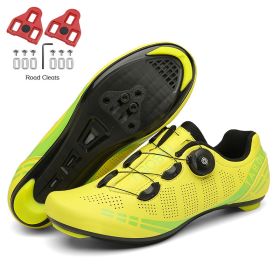 Road Bike Shoes Men Cycling Sneaker Mtb Cleat Shoes Flat Speed Sneakers Women Racing Bicycle Sneaker Mountain Biking Boots Spd (Color: Auburn)