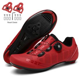 Road Bike Shoes Men Cycling Sneaker Mtb Cleat Shoes Flat Speed Sneakers Women Racing Bicycle Sneaker Mountain Biking Boots Spd (Color: Green)